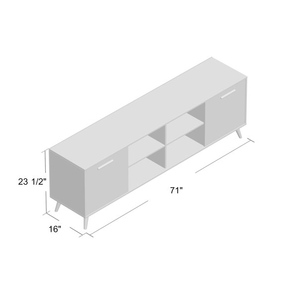 Oliver Xan TV Stand for TVs up to 78" & Reviews Wayfair